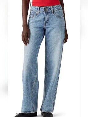 Levi's Women’s Denim Low Rise Wide-Leg Jeans